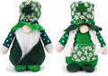 WOKEISE Easter Gnomes Decorations for Home,2 Pack Cute Bunny Tiered Tray Spring Plush Gnome House Decor Handmade Swedish Tomte Elfs Dwarf Rabbit Doll Home & Garden > Decor > Seasonal & Holiday Decorations WOKEISE St.patrick's Gnome  