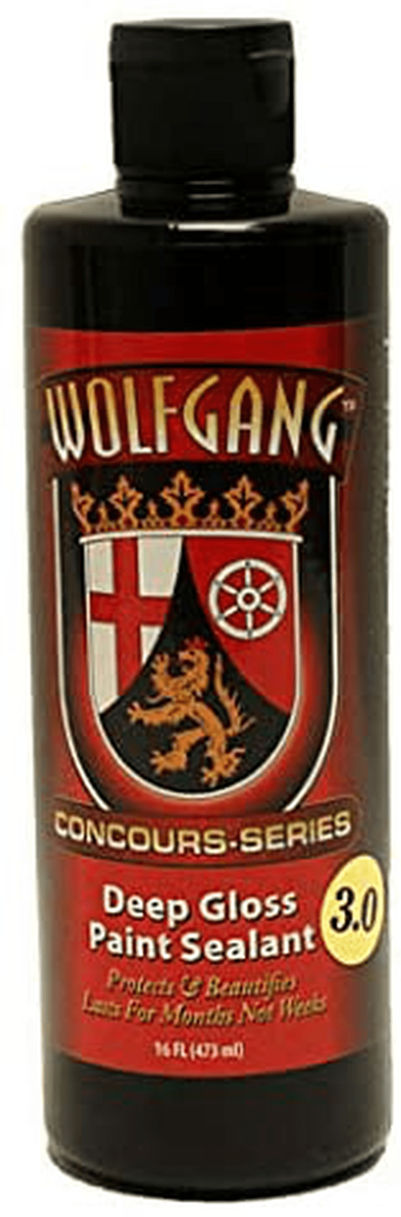 Wolfgang Concours Series WG-5500 Deep Gloss Paint Sealant 3.0, 16 fl. oz.  WOLFGANG CONCOURS SERIES 16 fl. oz.  