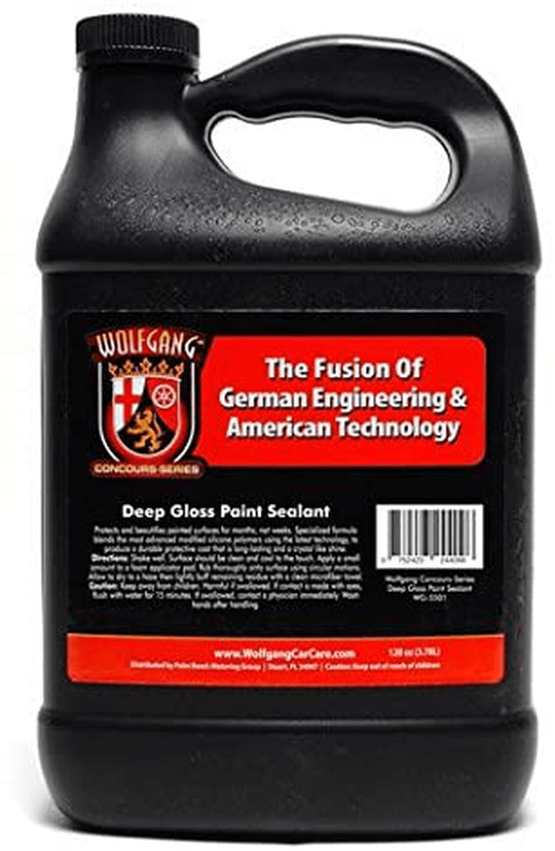 Wolfgang Concours Series WG-5500 Deep Gloss Paint Sealant 3.0, 16 fl. oz.  WOLFGANG CONCOURS SERIES 128 oz  