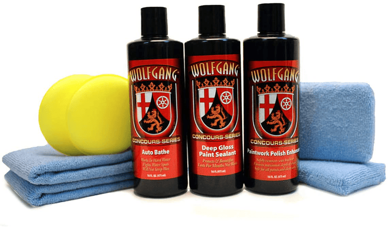 Wolfgang Concours Series WG-5500 Deep Gloss Paint Sealant 3.0, 16 fl. oz.  WOLFGANG CONCOURS SERIES Deep Gloss Concours Kit  