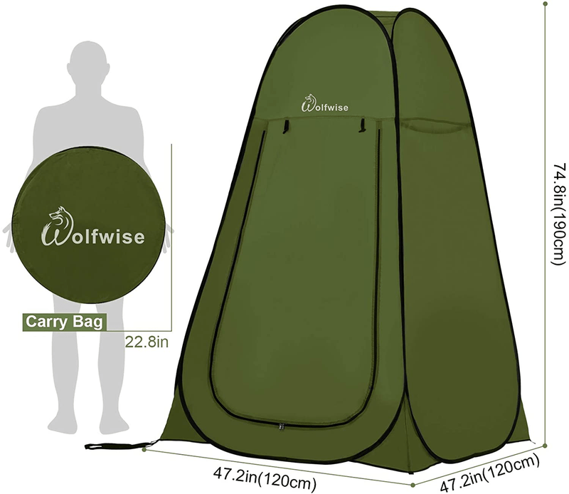Wolfwise Pop-Up Shower Tent