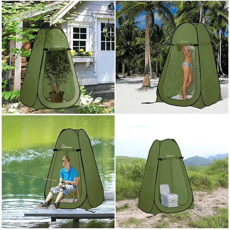 Wolfwise Pop-Up Shower Tent Sporting Goods > Outdoor Recreation > Camping & Hiking > Tent Accessories WolfWise   