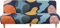 WOMACO Printed Futon Cover Stretch Sofa Bed Slipcovers Full Twin Queen Size Armless Couch Loveseat Protector Covers with Elastic Bottom for Living Room Bedroom Furniture (Color Fish, 63"-75") Home & Garden > Decor > Chair & Sofa Cushions WOMACO Pattern #2 63"-75" 
