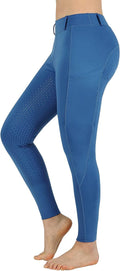 Women Riding Tights Pockets,Women Training Breeches Pants with Silicone Grip Sporting Goods > Outdoor Recreation > Winter Sports & Activities Turnhier Blue Medium 