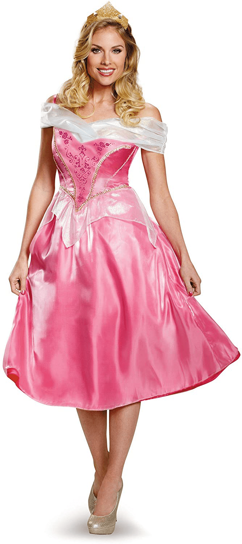 Womens Deluxe Aurora Costume Apparel & Accessories > Costumes & Accessories > Costumes Disguise Pink M (8-10) 