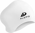 Womens Swim Cap for Long Hair, High Elasticity Thick Silicone Swimming Hats for Women Men Unisex Adults, Bathing Swimming Caps with Ear Plugs and Nose Clip, Keep Your Hair Dry Sporting Goods > Outdoor Recreation > Boating & Water Sports > Swimming > Swim Caps Alepo White  
