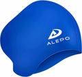 Womens Swim Cap for Long Hair, High Elasticity Thick Silicone Swimming Hats for Women Men Unisex Adults, Bathing Swimming Caps with Ear Plugs and Nose Clip, Keep Your Hair Dry Sporting Goods > Outdoor Recreation > Boating & Water Sports > Swimming > Swim Caps Alepo Blue  