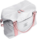 Womens Travel Bags, Weekender Carry on for Women, Sports Gym Bag, Workout Duffel Bag, Overnight Shoulder Bag Fit 15.6 Inch Laptop (Large, Gray&Pink) Home & Garden > Household Supplies > Storage & Organization BJLFS B-Gray  