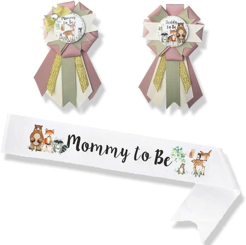 Woodland Baby Shower Woodland Fox Balloons Arch Welcome Baby Sash and Cake Topper,Woodland Creatures Banner Fawn Animal Friends Baby Shower Party Supplies Decorations Woodland Gender Reveal Home & Garden > Decor > Seasonal & Holiday Decorations Maxfor   