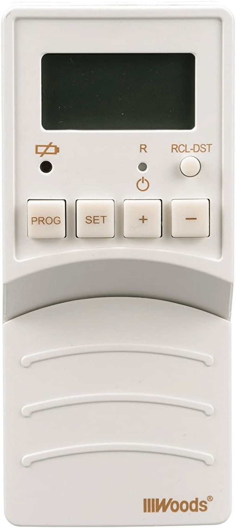 Woods 59744 59744WD Flip Converts Toggle Switch Timer, User Friendly, Slim Design, Energy Saving, Battery Operated, Easily Programmable with Adjustable Settings, White