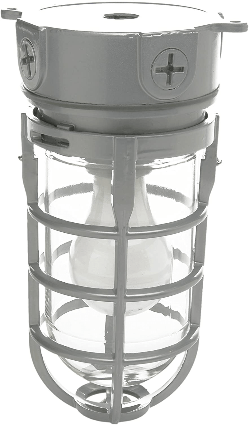 Woods L1706 Vandal Resistant Security Light with Ceiling Mount (150W Incandescent Bulb, Silver) Home & Garden > Lighting > Lighting Fixtures > Ceiling Light Fixtures KOL DEALS   
