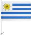 World Cup 2022 Moroccan Car Flag Bandera Para Carros De Morocco Auto Decorations Small Banner for Window Clip Pole Accessories FIFA Sports Fans Outdoor Flags Game Football Soccer Gifts Made in USA Sporting Goods > Outdoor Recreation > Winter Sports & Activities Americana Home & Garden Uruguayan  
