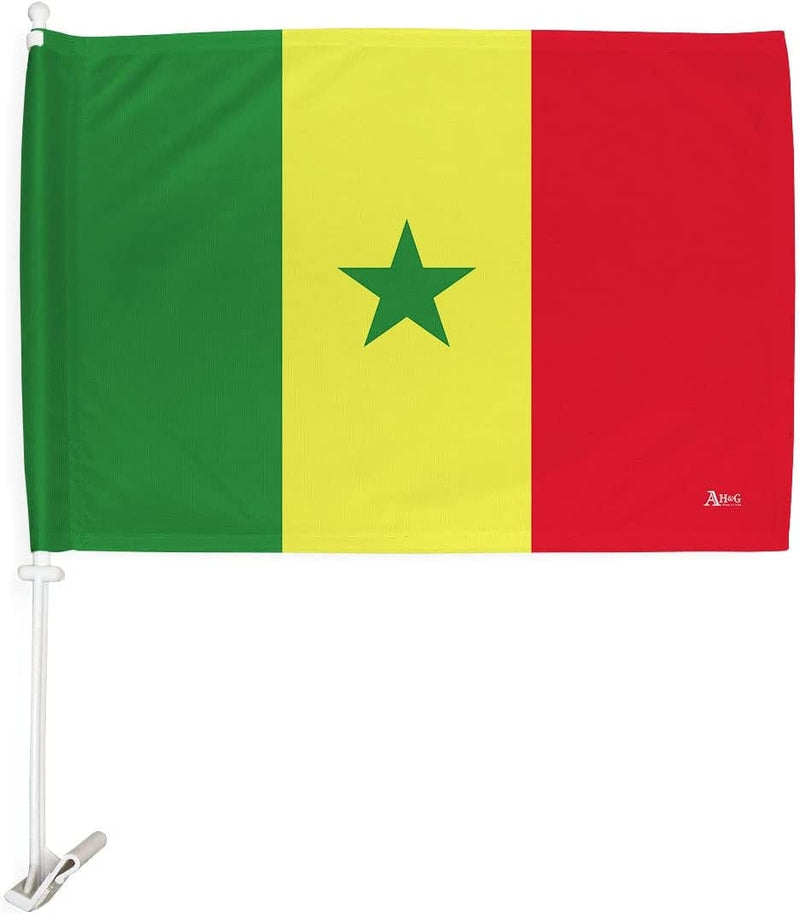 World Cup 2022 Moroccan Car Flag Bandera Para Carros De Morocco Auto Decorations Small Banner for Window Clip Pole Accessories FIFA Sports Fans Outdoor Flags Game Football Soccer Gifts Made in USA Sporting Goods > Outdoor Recreation > Winter Sports & Activities Americana Home & Garden Senegalese  