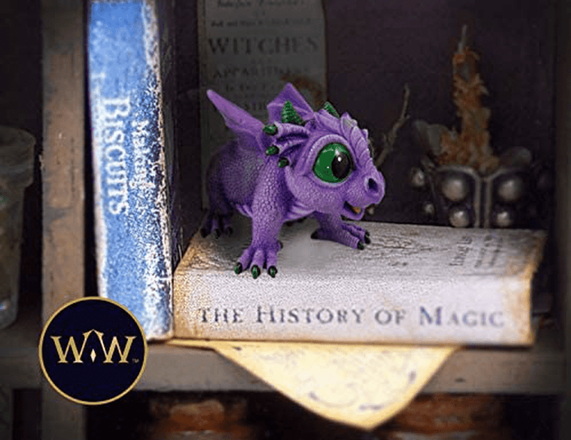 World of Wonders - Dreamland Dragons Series - Amethyst - Collectible Amethyst The Stone Dragon Figurine with Official Birth Certificate | Fantasy Home Decor Accent, Purple Home & Garden > Decor > Seasonal & Holiday Decorations World of Wonders Gifts   