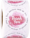 WRAPAHOLIC Halloween Stickers - Jack-O-Lantern Design Sticker, Thank You Business Stickers for Holiday/Party Decoration and Gift Wrap - 2 x 2 Inch 500 Total Labels Home & Garden > Decor > Seasonal & Holiday Decorations& Garden > Decor > Seasonal & Holiday Decorations WRAPAHOLIC Thank You - Pink  