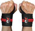 Wrist Wraps Support Weight Lifting: Weightlifting Crossfit Wrist Wraps Powerlifting Strength - Gym Benching Wrist Wrap Powerlifting for Men ＆ Women - Wrist Wraps for Bodybuilding (18Inch, Red Stripes) Sporting Goods > Outdoor Recreation > Winter Sports & Activities powerfeng Red Stripes 18inch 