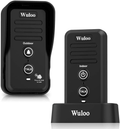 Wuloo Wireless Intercom Doorbells for Home Classroom, Intercomunicador Waterproof Electronic Doorbell Chime with 1/2 Mile Range 3 Volume Levels Rechargeable Battery Including Mute Mode(Black, 1&1) Electronics > Communications > Intercoms Wuloo 1T1-Black  