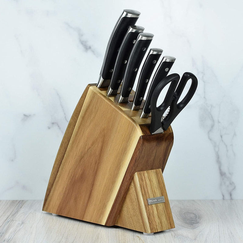 Wusthof Classic Ikon 7 Piece Slim Knife Set with Acacia Block Home & Garden > Kitchen & Dining > Kitchen Tools & Utensils > Kitchen Knives Wüsthof   