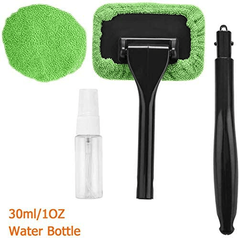 X XINDELL Window Windshield Cleaning Tool Microfiber Cloth Car Cleanser Brush with Detachable Handle Auto Inside Glass Wiper Interior Accessories Car Cleaning Kit Vehicles & Parts > Vehicle Parts & Accessories > Motor Vehicle Parts X XINDELL   