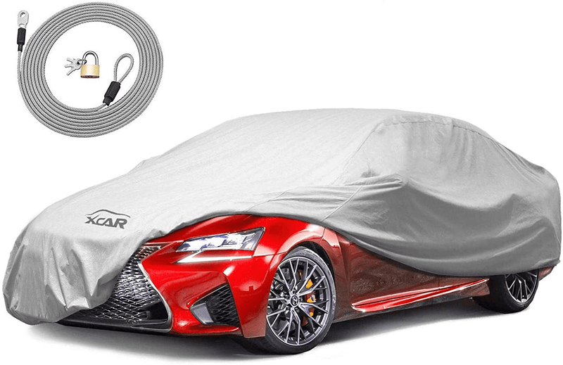 XCAR Breathable Dust Prevention Car Cover-Fits Sedan Hatchback Up to 200 Inch in Length  XCAR Sedans Up To 185" L  