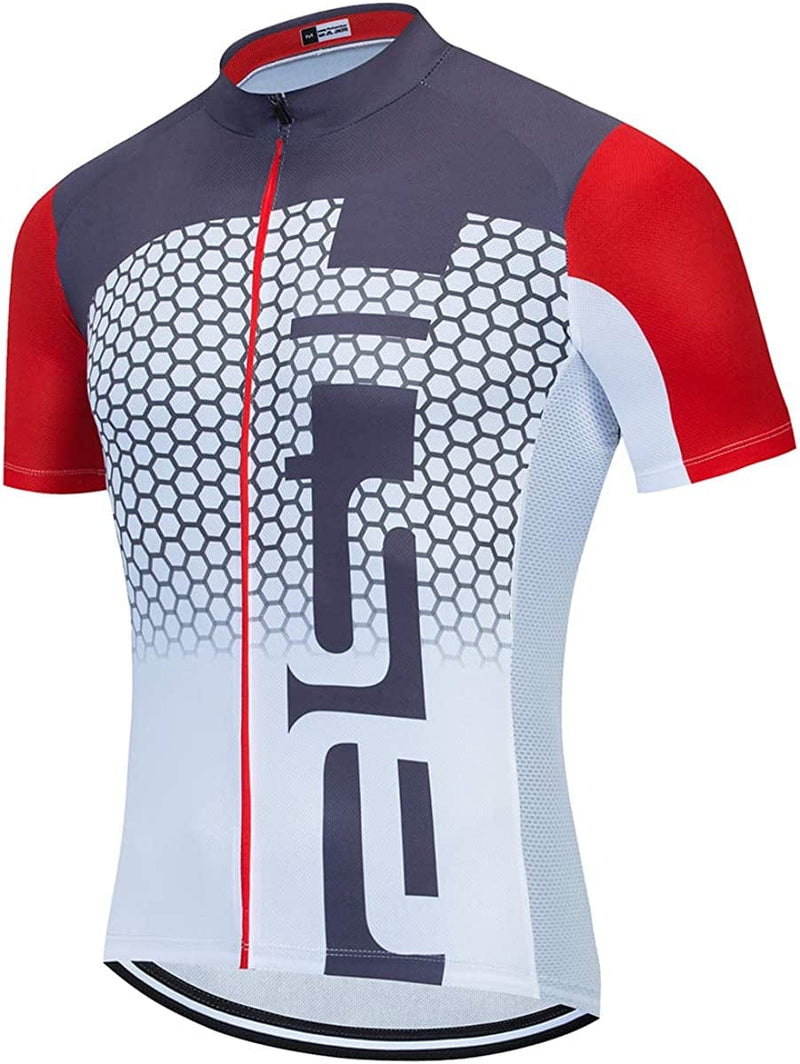 Xinzechen Men'S Bicycle Jersey Polyester Short Sleeve Sporting Goods > Outdoor Recreation > Cycling > Cycling Apparel & Accessories Weimostar I Large 