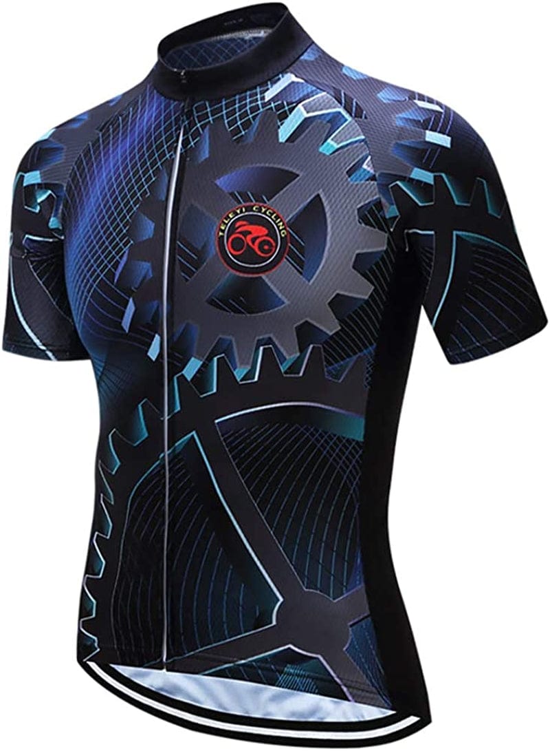 Xinzechen Men'S Bicycle Jersey Polyester Short Sleeve Sporting Goods > Outdoor Recreation > Cycling > Cycling Apparel & Accessories Weimostar Gear Large 