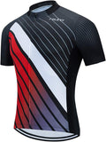 Xinzechen Men'S Bicycle Jersey Polyester Short Sleeve Sporting Goods > Outdoor Recreation > Cycling > Cycling Apparel & Accessories Weimostar Stripe Large 