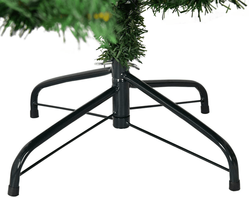 XmasExp 6 FT Artificial Christmas Pine Tree Easy Assembly with Foldable Solid Metal Stand, Perfect for Indoor and Outdoor Holiday Decoration Home & Garden > Decor > Seasonal & Holiday Decorations > Christmas Tree Stands XmasExp   