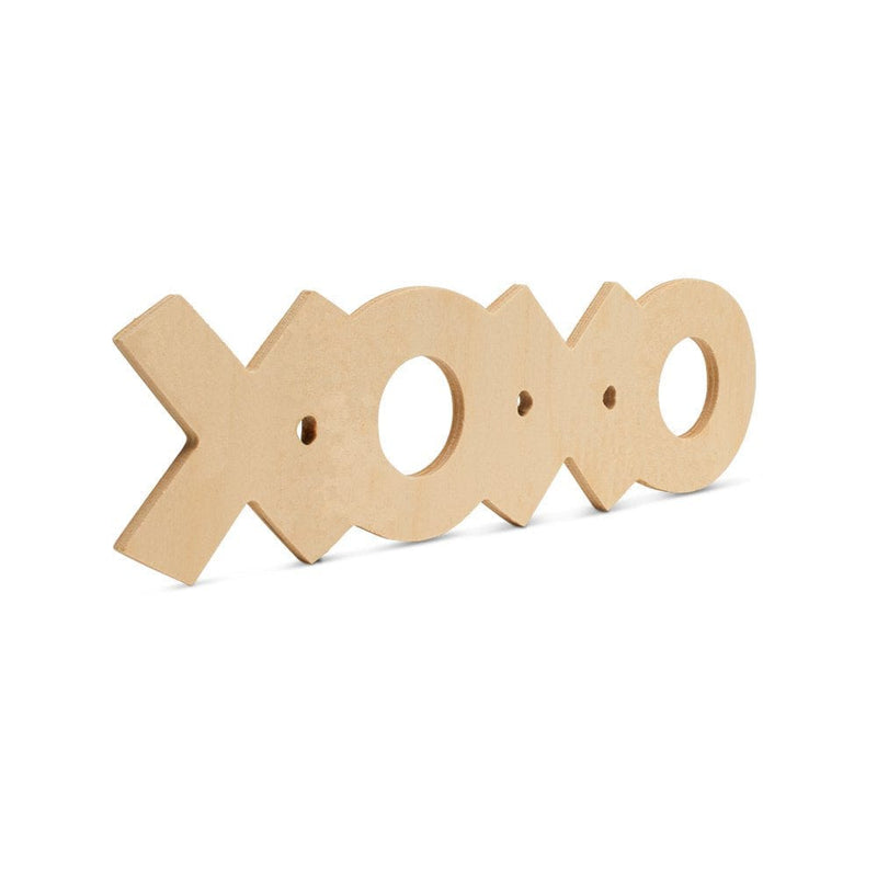 XOXO Unfinished Wooden Signs 18 Inches, Pack of 1 XOXO Decor Letters |Wood Cutouts for Crafts and DIY Valentines Day Décor, by Woodpeckers