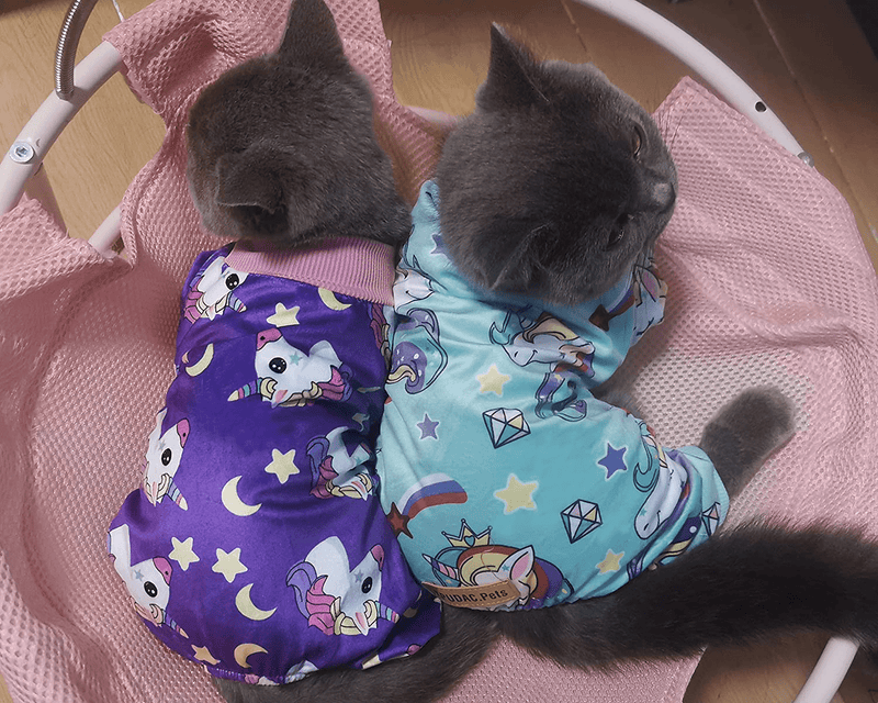 XPUDAC 4 Piece Dog Pajamas for Small Dogs Pjs Clothes Puppy Onesies Outfits for Doggie Christmas Shirts Sleeper for Pet Cats Jammies Animals & Pet Supplies > Pet Supplies > Dog Supplies > Dog Apparel XPUDAC   
