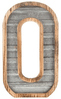 XXL 14" Galvanized Metal and Wood Industrial Home and Business Wall Letters Monogram Letter H Home & Garden > Decor > Artwork > Sculptures & Statues Generic O  