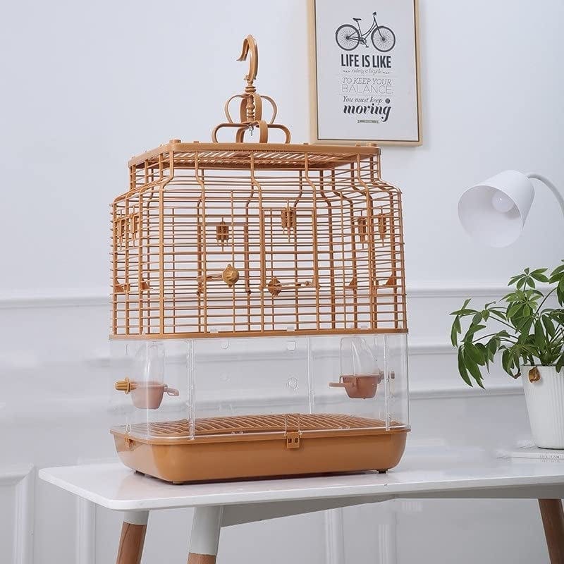 XXSLY Creative Birdcage Detachable Bird Cage Nest Breeder Box Hanging for Canary Parrot Bird Cage Parakeet Parrot Bird House with Food Box Bird Cage Accessories