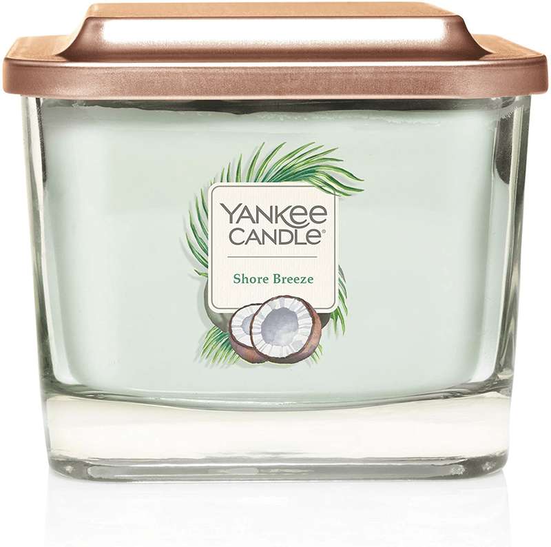 Yankee Candle Company Elevation Collection with Platform Lid, Medium 3-Wick Candle Home & Garden > Decor > Home Fragrances > Candles Yankee Candle Shore Breeze Candle Medium 3-Wick Candle
