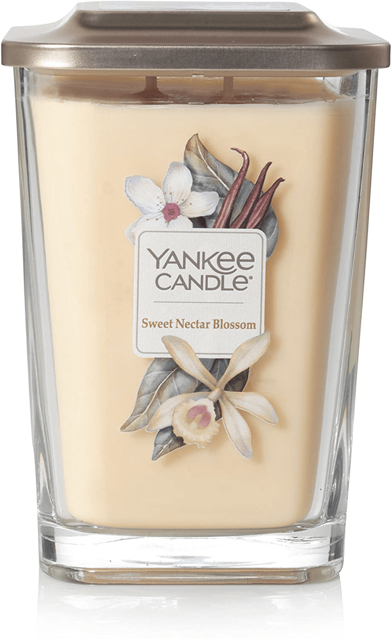 Yankee Candle Elevation Collection with Platform Lid Sweet Nectar Blossom Scented Candle, Large 2-Wick, 80 Hour Burn Time Home & Garden > Decor > Home Fragrances > Candles Yankee Candle Default Title  