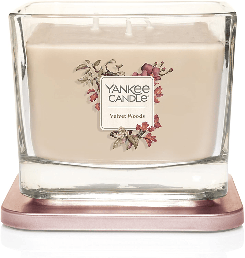 Yankee Candle Elevation Collection with Platform Lid Velvet Woods Scented Candle, Medium 3-Wick, 38 Hour Burn Time Home & Garden > Decor > Home Fragrances > Candles Yankee Candle   