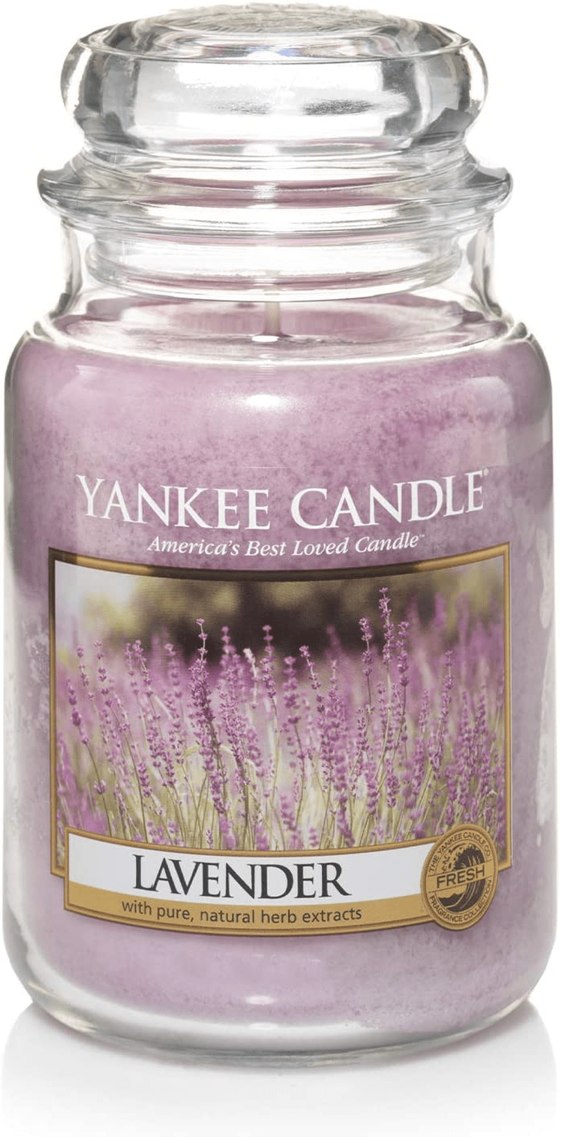 Yankee Candle Fresh Cut Roses Medium Jar Candle, Pink Home & Garden > Decor > Home Fragrances > Candles Yankee Candle Lavender Large Jar Candle 