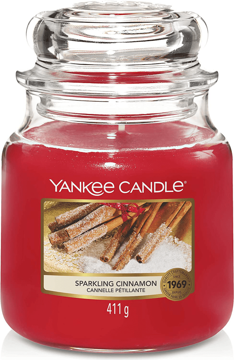 Yankee Candle Large Jar Candle Home Sweet Home Home & Garden > Decor > Home Fragrances > Candles Yankee Candle Sparkling Cinnamon Medium Jar 