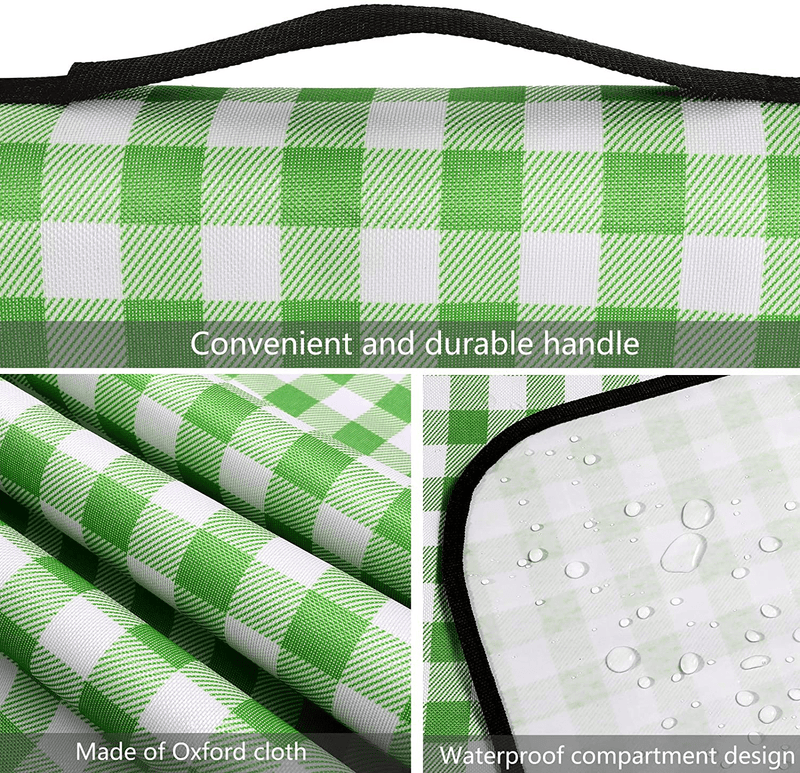 YAOMAISI Extra Large Waterproof Sandproof Outdoor Family Picnic mat,Green Picnic mat,Beach mat,79×79 inches,Foldable Portable Picnic mat,Outdoor Blanket Suitable for Park,Travel,Camping and Hiking. Home & Garden > Lawn & Garden > Outdoor Living > Outdoor Blankets > Picnic Blankets YAOMAISI   