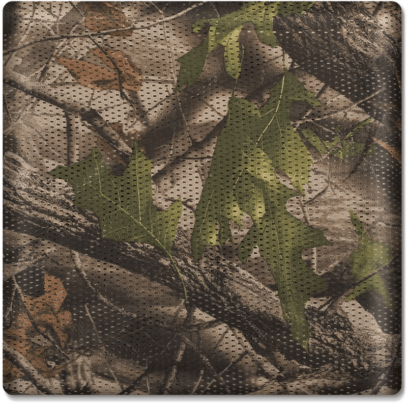 Yeacool Camo Netting Camouflage Netting, Quiet Mesh Net, Duck Blinds Cover, Army Shade Nets, Rustle-Free, Clear View, Lightweight, Bulk Roll, for Treestand, Concealment, Decorations, Hunting, Shooting Sporting Goods > Outdoor Recreation > Camping & Hiking > Mosquito Nets & Insect Screens Yeacool Camo Leaves 6.5ftx5ft 
