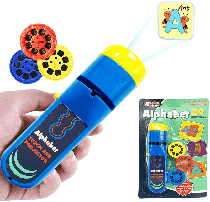 Yeelan Projector Torch Projection Light Torches lamp Flashlight Educational Toy Learning Bedtime Night Lights for Child,Kids,Infant,Toddler,Children (26 Letters) Hardware > Tools > Flashlights & Headlamps > Flashlights Yeelan   