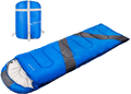 Yeeping Sleeping Bag 20 Degree Fahrenheit, Lightweight, Waterproof, with Compression Sack, for 4 Season Cold & Warm Weather Camping, Hiking, Backpacking, for Kids, Teens,Adults, Boys & Girls Sporting Goods > Outdoor Recreation > Camping & Hiking > Sleeping Bags Yeeping Blue  