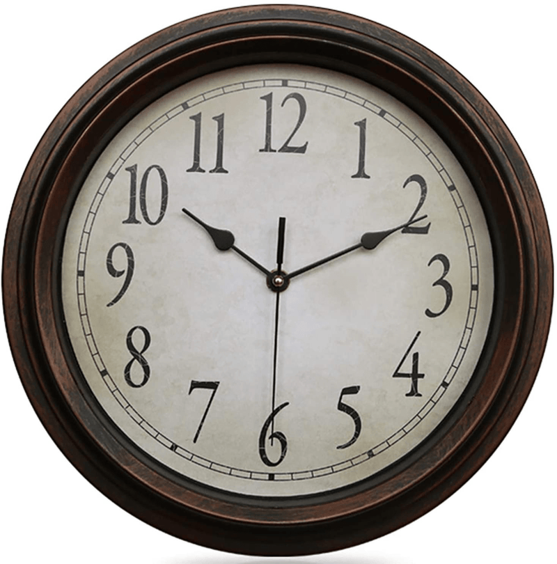 Yesland Wall Clock - 12-1/2 Inch - Retro Silent Non-Ticking Classic Clock, Decorative Round Wall Clock for Living Room Kitchen Home Office Home & Garden > Decor > Clocks > Wall Clocks Yesland   
