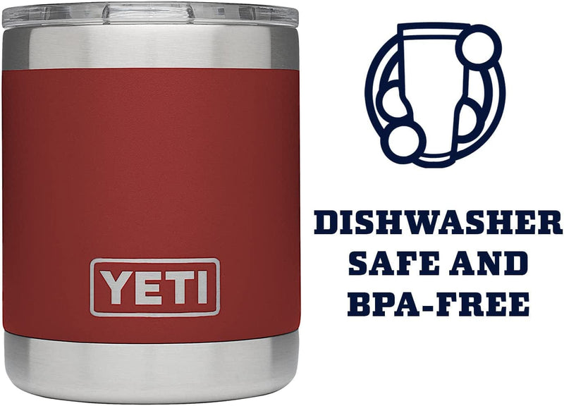 YETI Rambler 10 Oz Lowball, Vacuum Insulated, Stainless Steel with Magslider Lid Home & Garden > Kitchen & Dining > Tableware > Drinkware YETI   