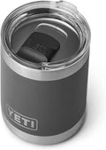 YETI Rambler 10 Oz Lowball, Vacuum Insulated, Stainless Steel with Magslider Lid Home & Garden > Kitchen & Dining > Tableware > Drinkware YETI Charcoal  