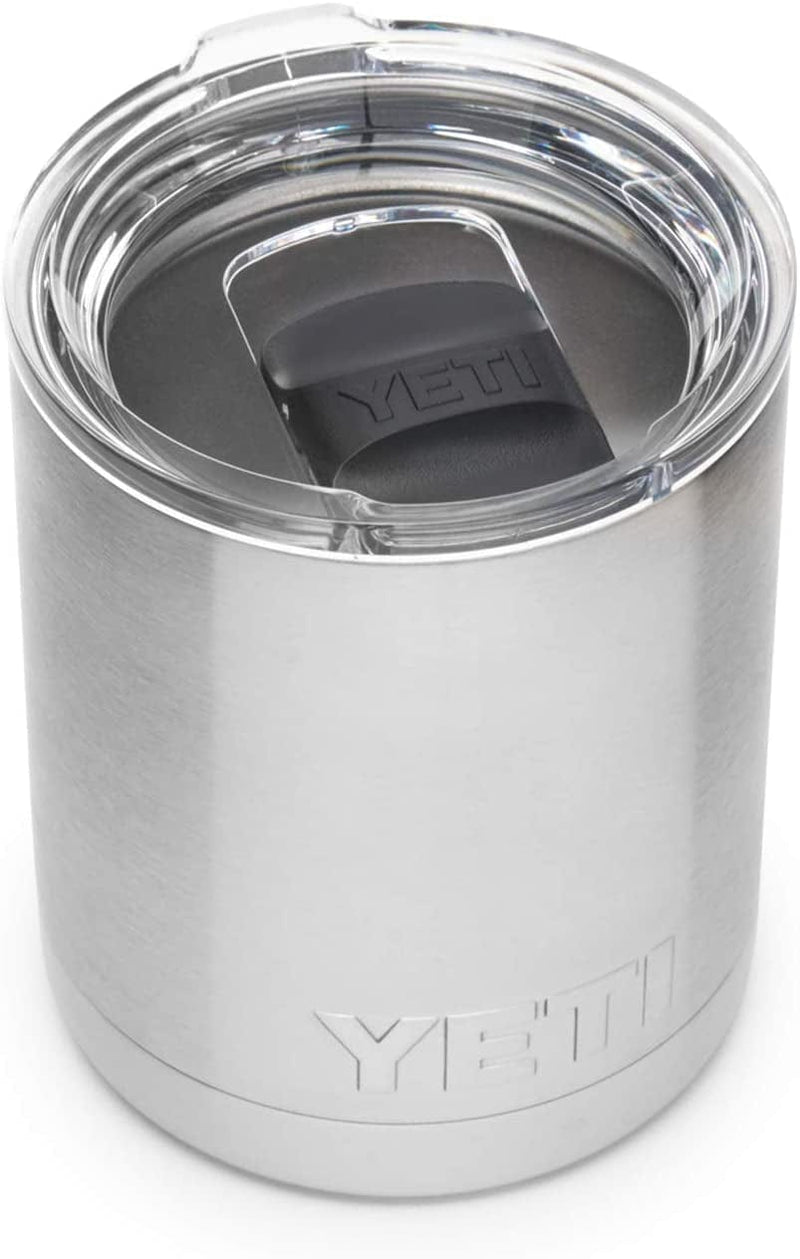 YETI Rambler 10 Oz Lowball, Vacuum Insulated, Stainless Steel with Magslider Lid Home & Garden > Kitchen & Dining > Tableware > Drinkware YETI Stainless  