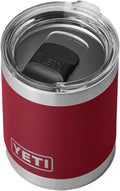 YETI Rambler 10 Oz Lowball, Vacuum Insulated, Stainless Steel with Magslider Lid Home & Garden > Kitchen & Dining > Tableware > Drinkware YETI Harvest Red  