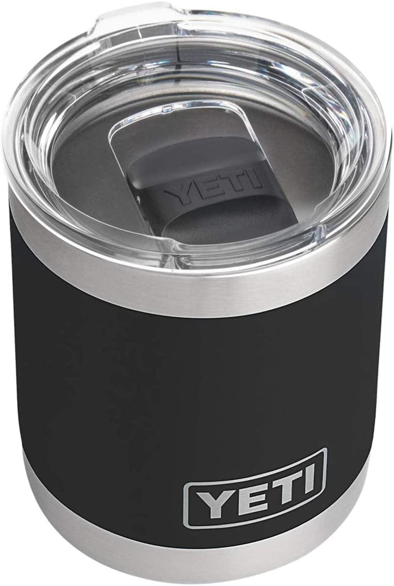 YETI Rambler 10 Oz Lowball, Vacuum Insulated, Stainless Steel with Magslider Lid Home & Garden > Kitchen & Dining > Tableware > Drinkware YETI Black  