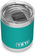 YETI Rambler 10 Oz Lowball, Vacuum Insulated, Stainless Steel with Magslider Lid Home & Garden > Kitchen & Dining > Tableware > Drinkware YETI Aquifer Blue  
