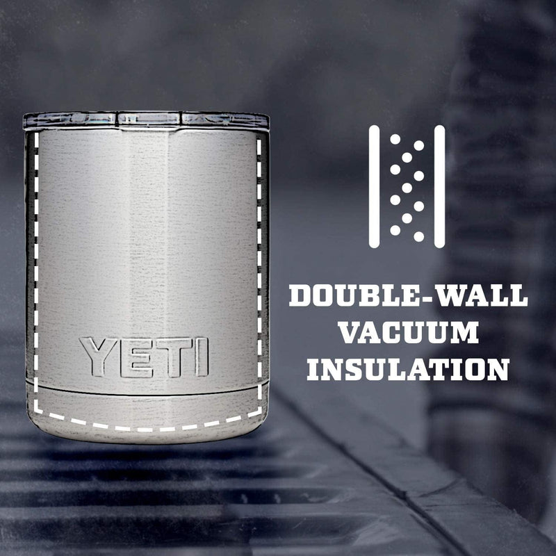 YETI Rambler 10 Oz Lowball, Vacuum Insulated, Stainless Steel with Standard Lid Home & Garden > Kitchen & Dining > Tableware > Drinkware YETI   