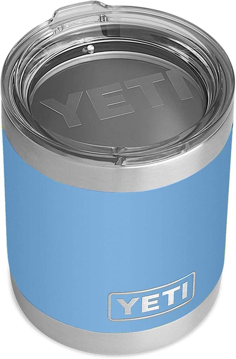 YETI Rambler 10 Oz Lowball, Vacuum Insulated, Stainless Steel with Standard Lid Home & Garden > Kitchen & Dining > Tableware > Drinkware YETI Pacific Blue  